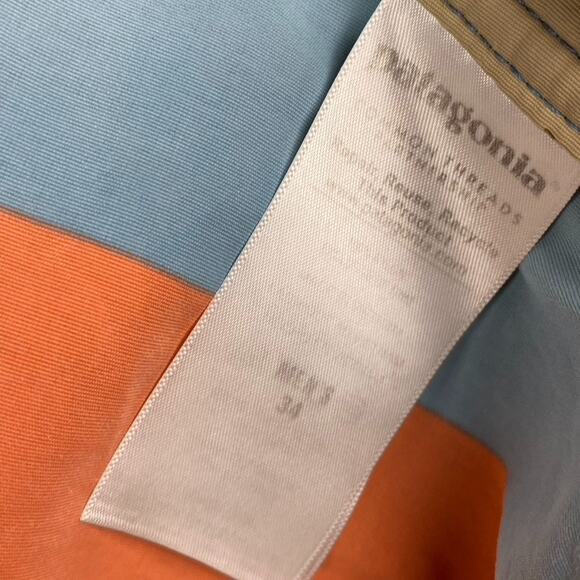 Patagonia Board Shorts Men's 34 Colorblock Striped Summer Causal - Picture 4 of 9